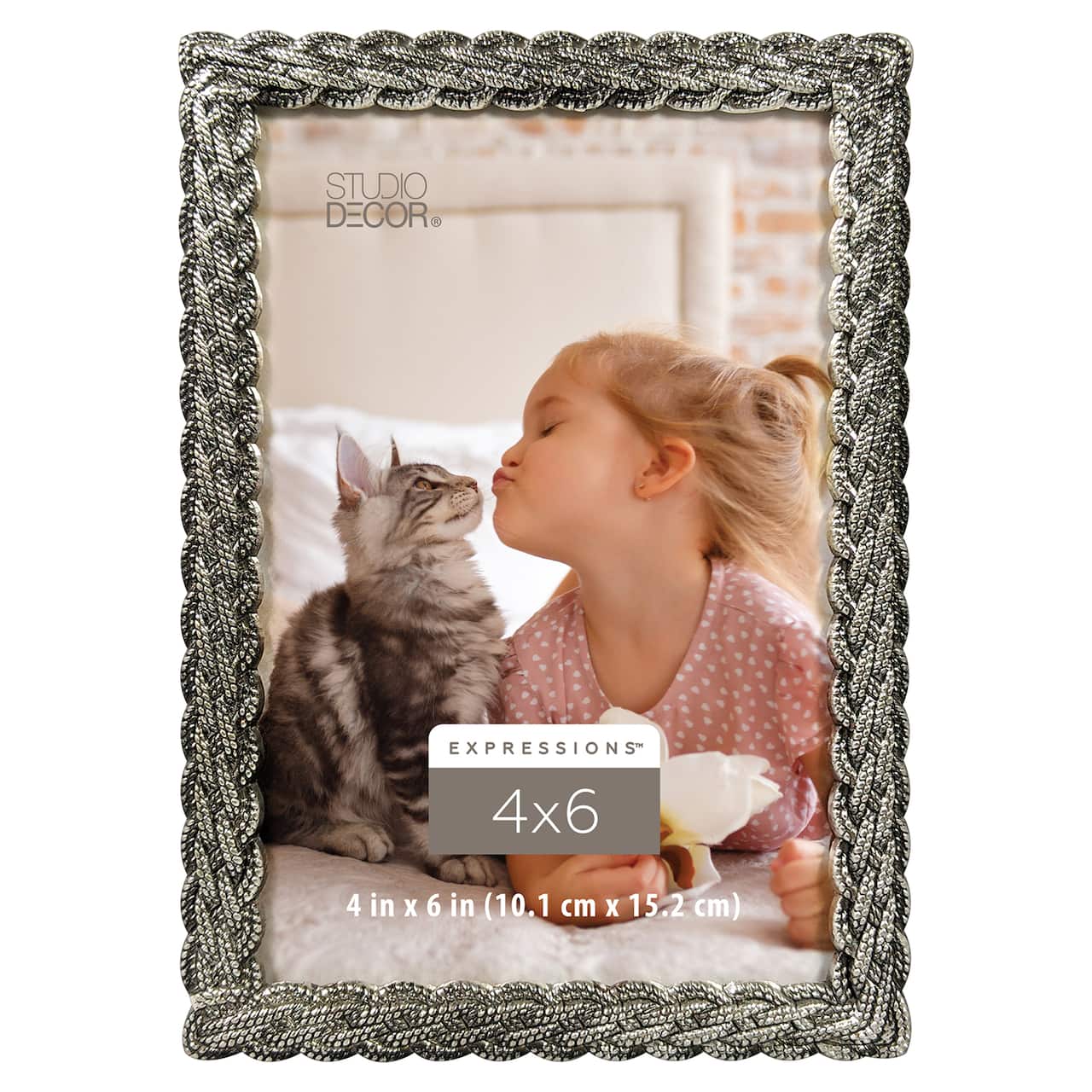 12 Pack: Silver Braid 4" x 6" Frame, Expressions™ by Studio Décor®